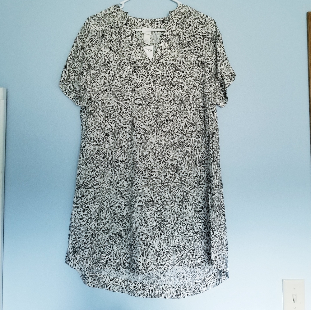 H&M floral shift dress